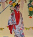Traditional Japanese dancer